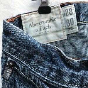Abercrombie men’s low rise skinny button fly 28x30